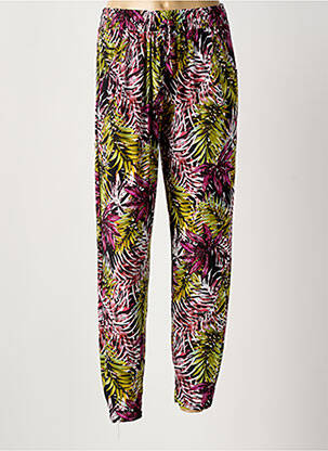 Pantalon droit stretch taille normale violet AMPARO femme