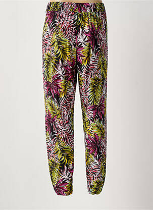 Pantalon droit stretch taille normale violet AMPARO femme