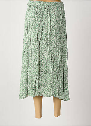 Jupe longue coupe droite vert ROSA FASHION femme