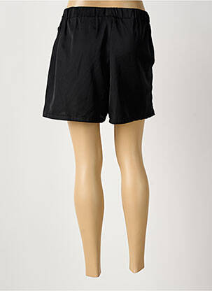 Jupe short taille élastique noir ROSA FASHION femme
