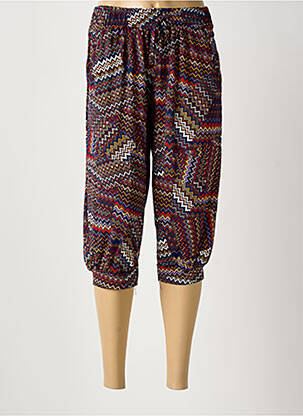 Pantacourt bleu AMPARO femme