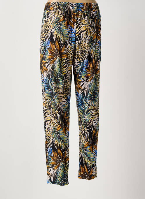 Pantalon droit stretch taille normale bleu AMPARO femme