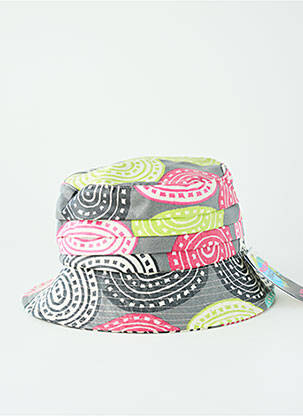 Chapeau forme bob gris MODISSIMA femme