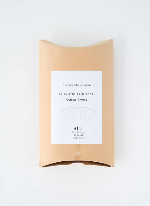 Culotte menstruelle noir LA CULOTTE PARISIENNE femme