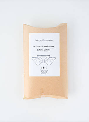 Culotte menstruelle noir LA CULOTTE PARISIENNE femme