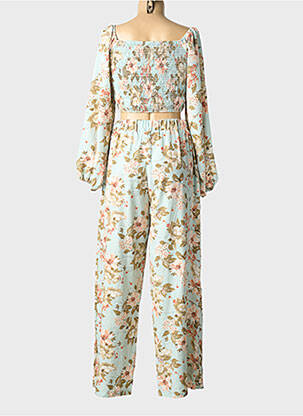 Ensemble pantalon tissage crêpe bleu ROSA FASHION femme