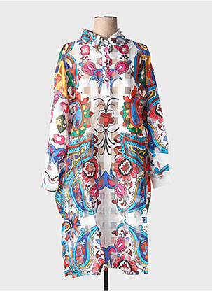 Robe mi-longue rose BUBBLEE femme