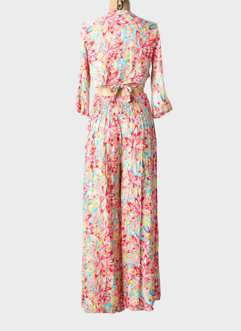 Ensemble pantalon manches longues rouge ROSA FASHION femme