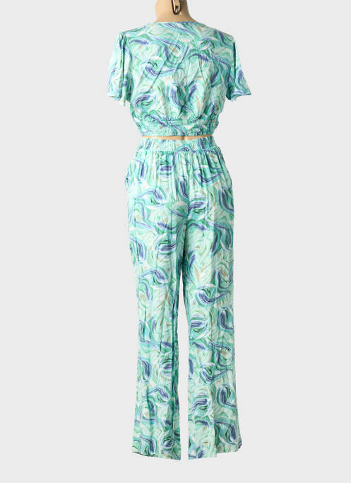Ensemble pantalon coupe fluide vert ROSA FASHION femme