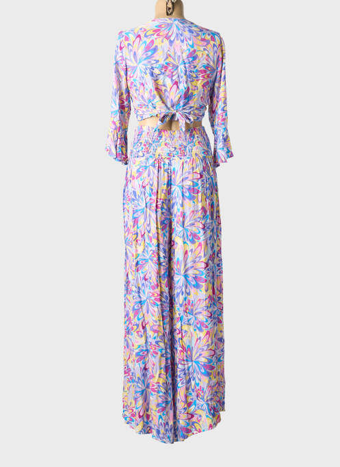 Ensemble pantalon manches longues violet ROSA FASHION femme