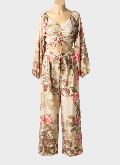 Ensemble pantalon beige ROSA FASHION femme