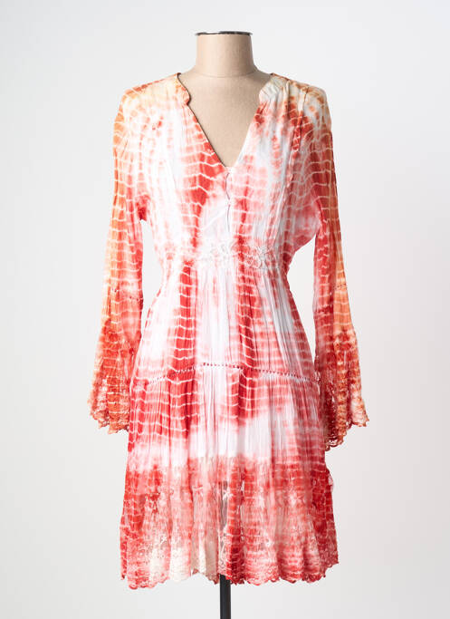 Robe mi-longue rouge JUICY femme