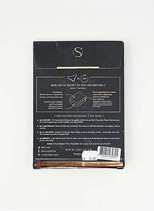 Culotte menstruelle stretch noir SO'CUP femme