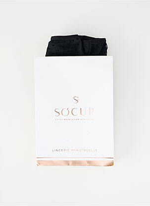 Culotte menstruelle stretch noir SO'CUP femme