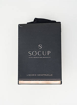 Culotte menstruelle noir SOCUP femme