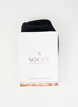 Culotte menstruelle noir SOCUP femme