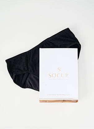 Culotte menstruelle noir SOCUP femme