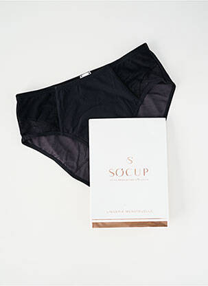 Culotte menstruelle noir SOCUP femme