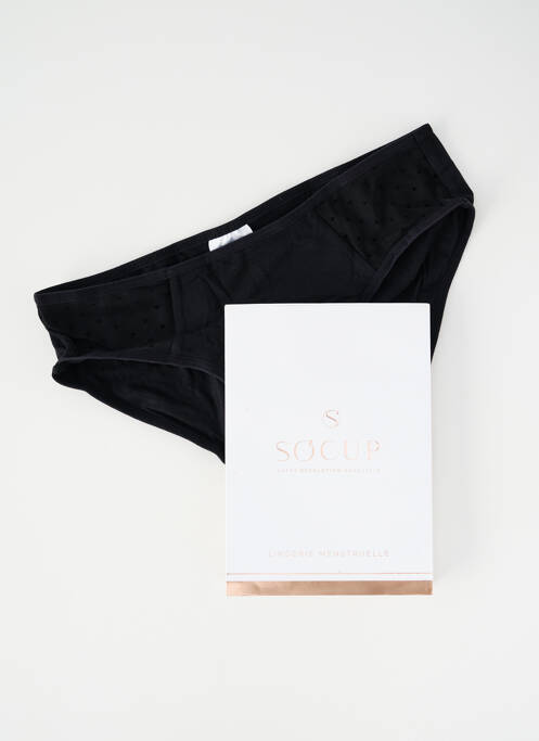 Culotte menstruelle stretch noir SO'CUP femme