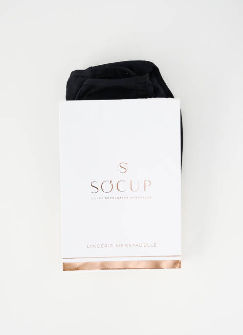 Culotte menstruelle noir SOCUP femme