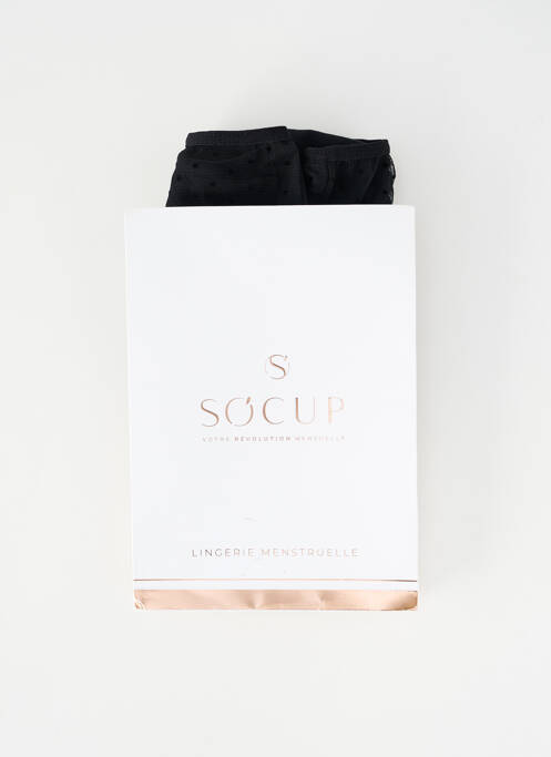 Culotte menstruelle noir SOCUP femme