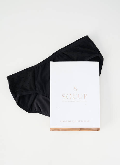 Culotte menstruelle noir SOCUP femme