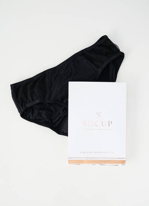 Culotte menstruelle noir SOCUP femme