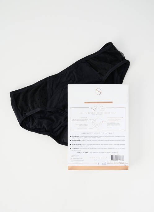 Culotte menstruelle noir SOCUP femme