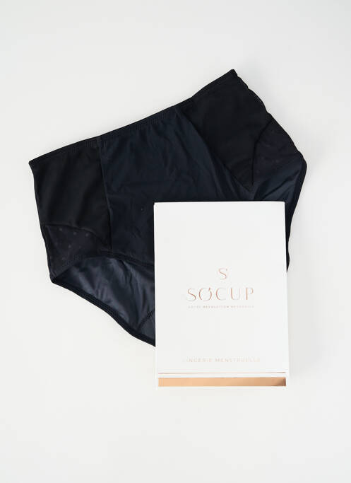 Culotte menstruelle noir SOCUP femme