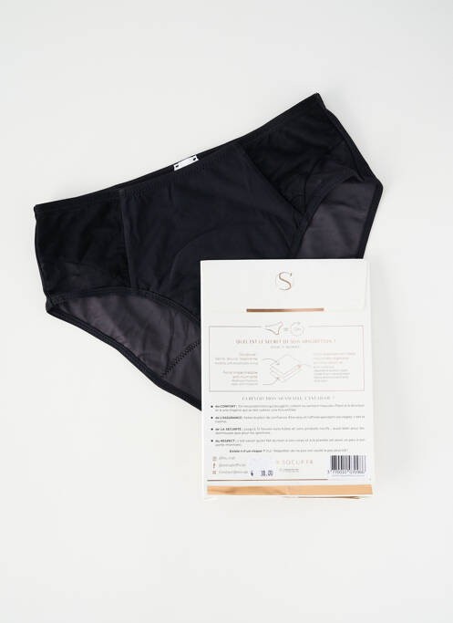 Culotte menstruelle noir SOCUP femme