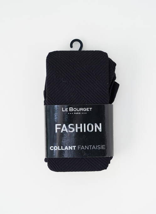 Collants imprimé fantaisie noir LE BOURGET femme