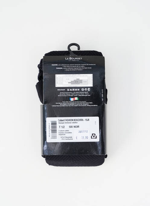Collants noir LE BOURGET femme