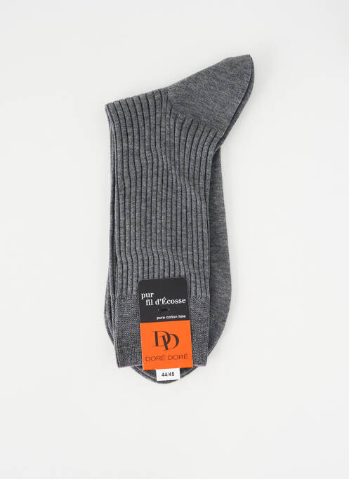 Chaussettes gris DORE DORE unisexe
