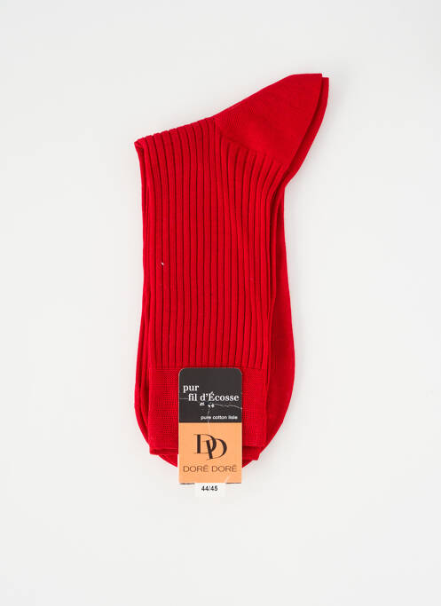 Chaussettes rouge DORE DORE unisexe