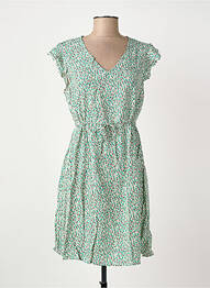 Robe courte manches courtes manches courtes blanc R & F femme