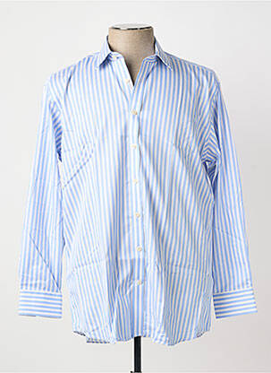 Chemise manches longues coupe cintrée bleu HAWES & CURTIS homme
