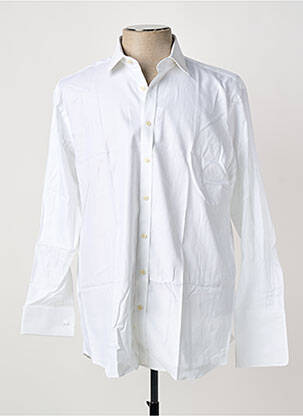 Chemise manches longues coupe cintrée blanc HAWES & CURTIS homme