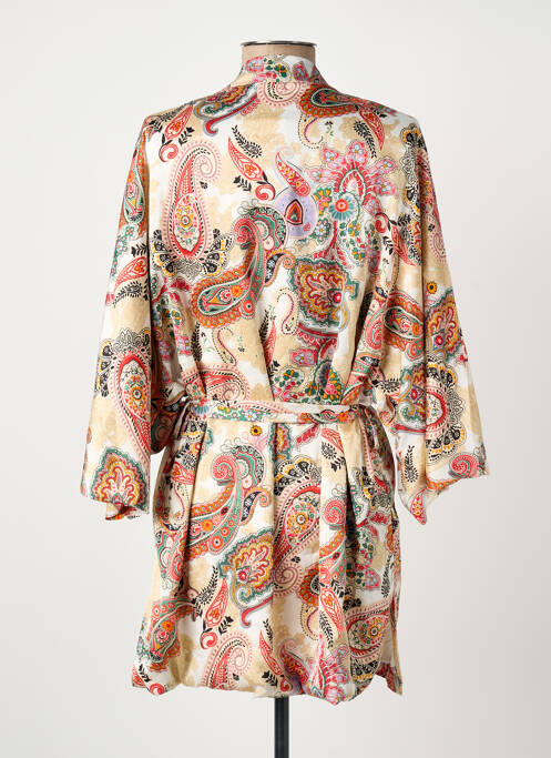 Veste kimono manches longues beige ROSA FASHION femme