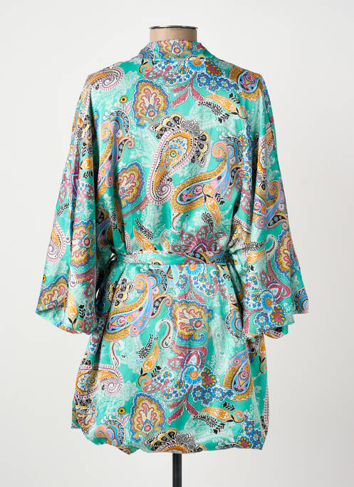 Veste kimono manches longues vert ROSA FASHION femme