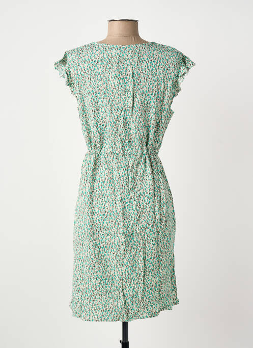 Robe courte manches courtes manches courtes blanc R & F femme