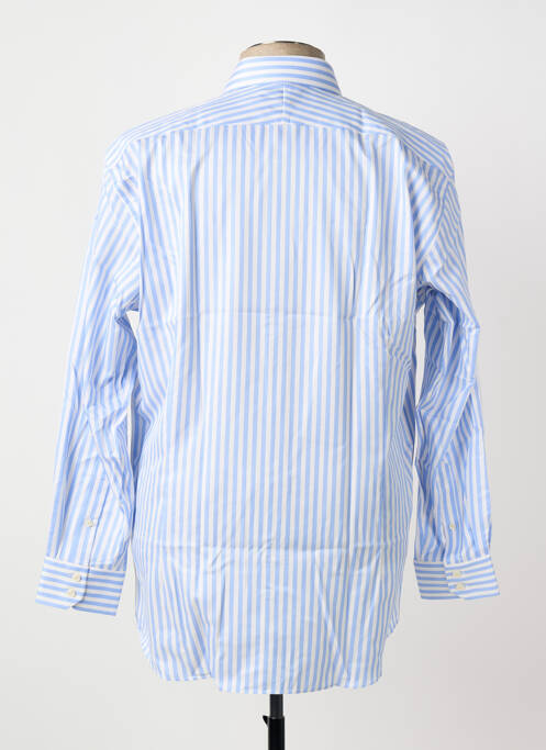 Chemise manches longues imprimé rayures bleu HAWES & CURTIS homme