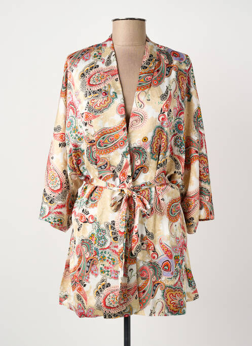 Veste kimono beige ROSA FASHION femme