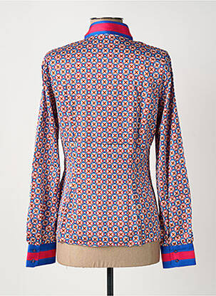 Chemisier imprimé fleurs manches longues bleu HAWES & CURTIS femme