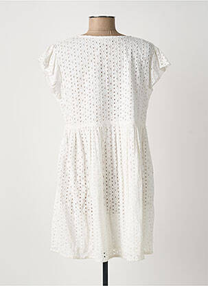 Robe courte manches courtes manches courtes blanc MILK AND HONEY femme