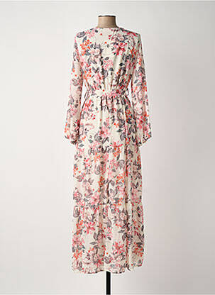 Robe longue manches longues manches longues rose ROSA FASHION femme
