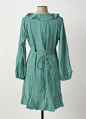 Robe courte manches longues manches longues vert ROSA FASHION femme