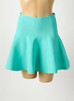 Jupe courte taille élastique bleu R & F femme