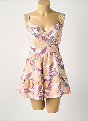 Combishort orange ROSA FASHION femme