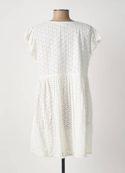 Robe courte manches courtes manches courtes blanc MILK AND HONEY femme
