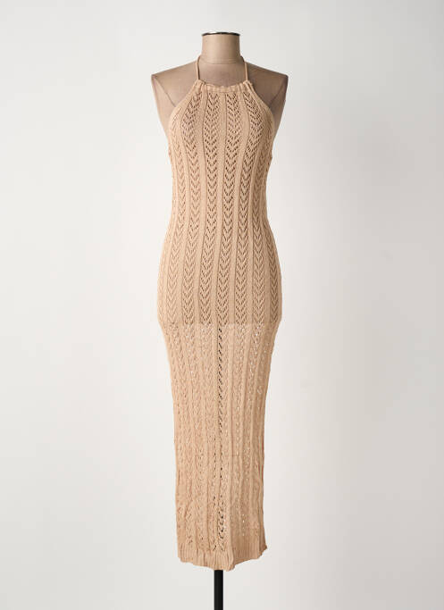 Robe longue sans manche sans manche rose ROSA FASHION femme